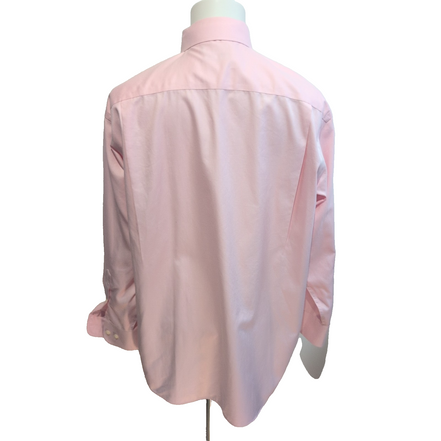 Chemise Nautica XL Rose Pâle Oxford Coton Premium Poche Manches longues