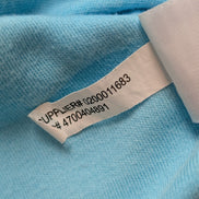 Polo manches courtes Polo Ralph Lauren M bleu turquoise logo orange Custom Fit