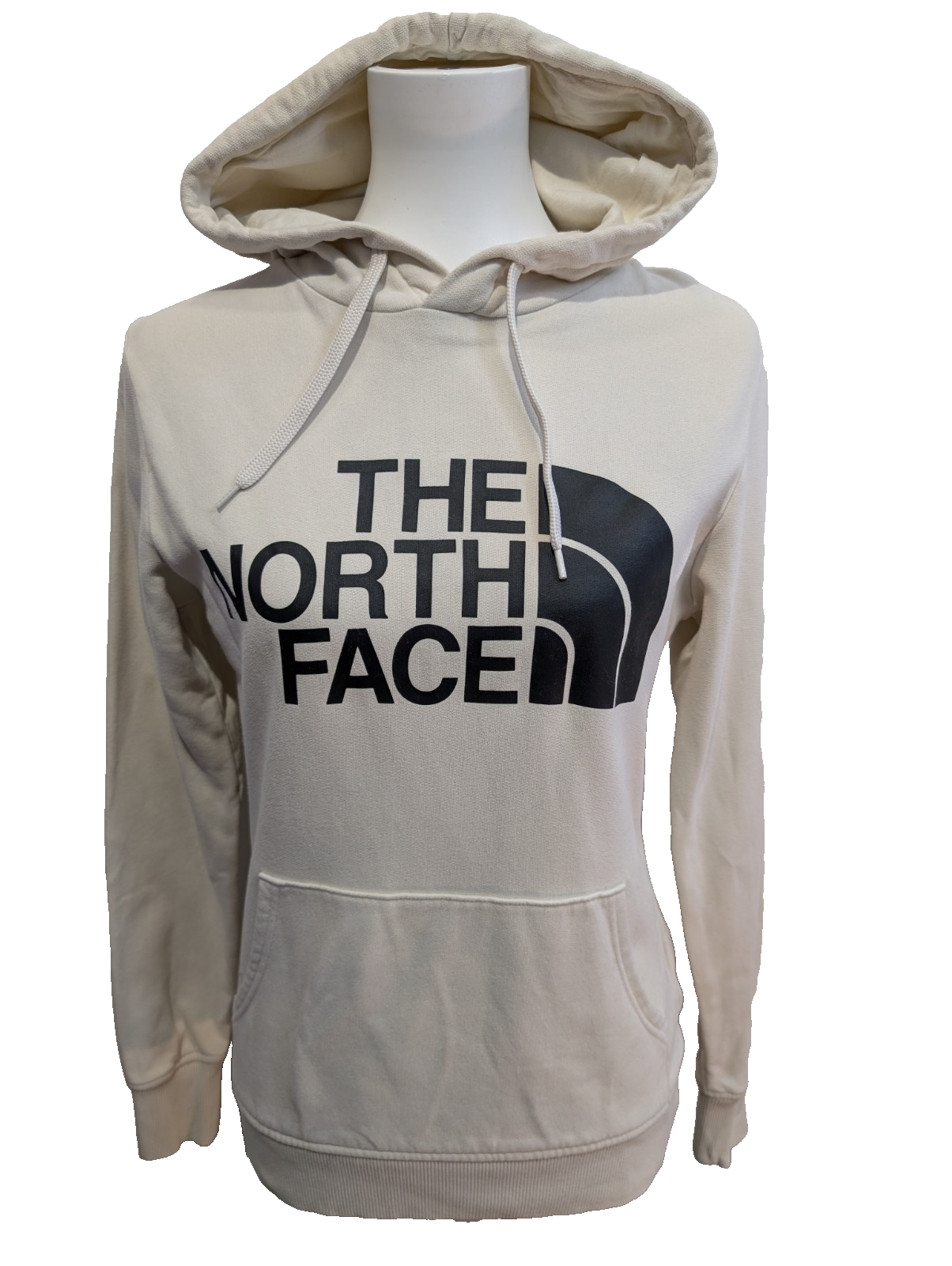 Sweat à capuche The North Face Blanc Cassé Grands Logos Taille S