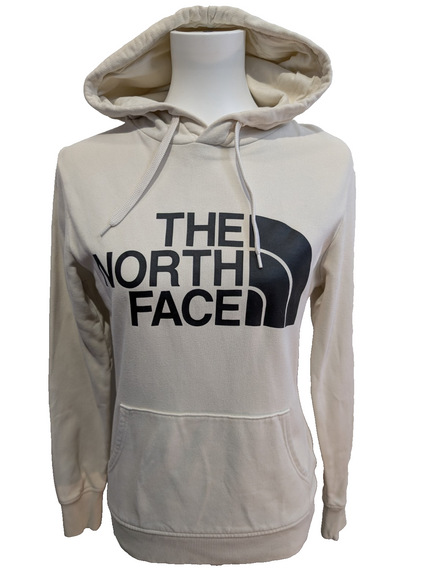 Sweat à capuche The North Face Blanc Cassé Grands Logos Taille S