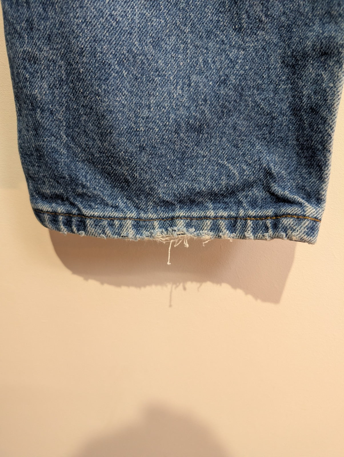Jean Lee Vintage Regular Fit W29 L30 Bleu Denim Patiné Classic Straight