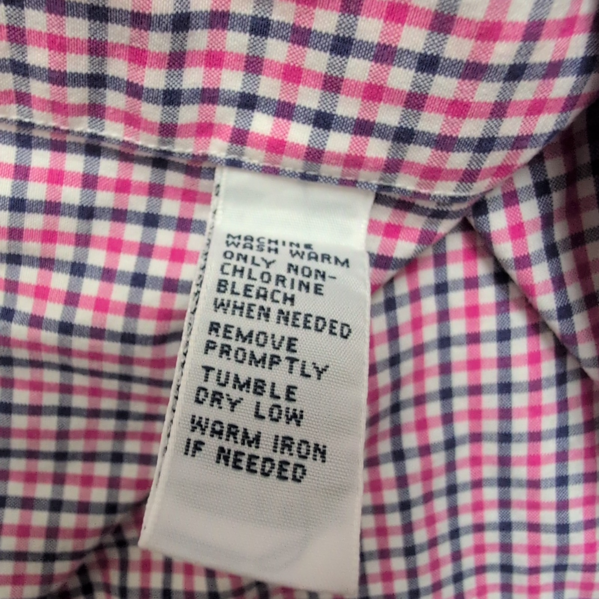 Chemise Ralph Lauren L Rose Bleu Carreaux Classic Fit Shirt Button Down Coton