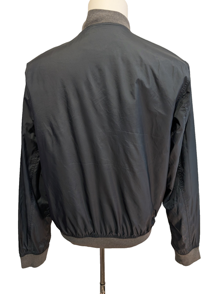 Blouson Bomber Jacket Noir M Veste Aviateur Homme Varsity Old Navy