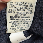Pull EDDIE BAUER Vintage Ethnique MADE IN USA Laine Bleu Marine Taille L Femme
