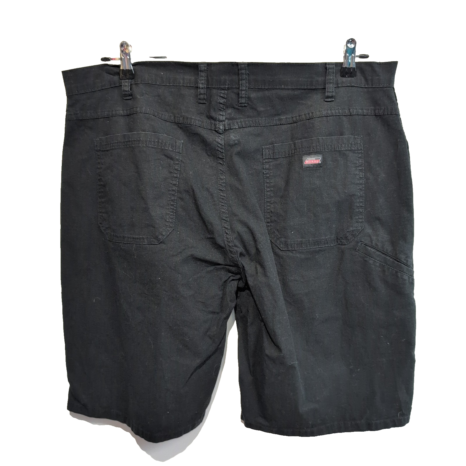 Short Dickies Workwear Noir Homme W38 Ripstop Coupe Droite Très Bon État