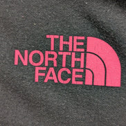 The North Face Sweat à Capuche Noir & Rose Fluo - Logos Dos et Manche - Taille M