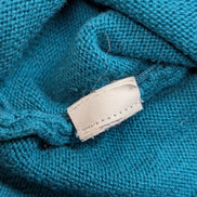 Robe Pull Longue Calvin Klein Col Roulé Vert Pétrole - Taille S