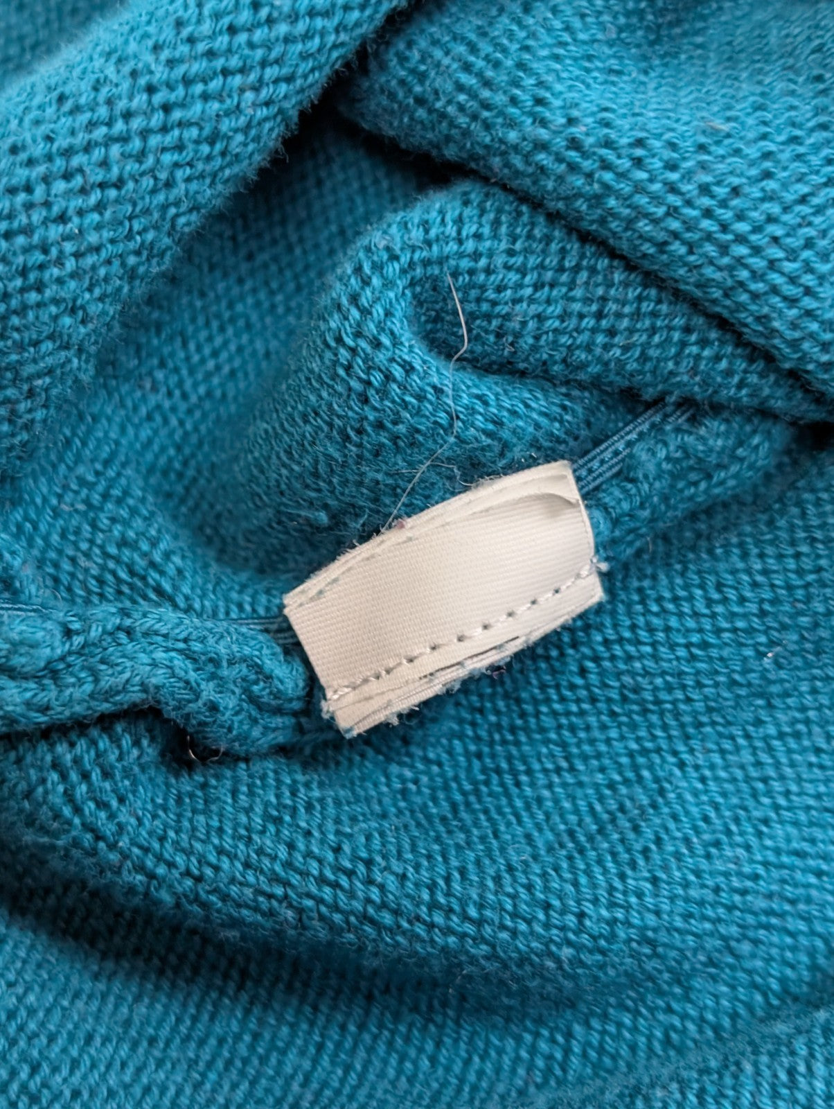 Robe Pull Longue Calvin Klein Col Roulé Vert Pétrole - Taille S