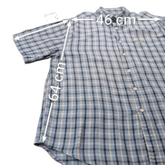 Chemise manches courtes Chaps Ralph Lauren L carreaux shirt button down bleu