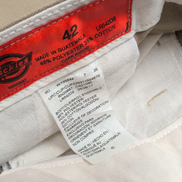 Short Dickies Cargo Beige Crème Homme W42 Multi Poches Coupe Droite