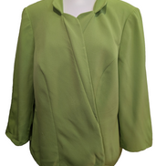 Veste Blazer femme Kasper Vert Clair Taille 2XL
