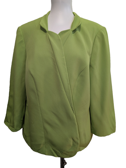 Veste Blazer femme Kasper Vert Clair Taille 2XL