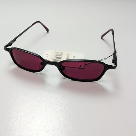 Lunettes de soleil Y2K Cyber Minimaliste Teintées Bordeaux Branches Fines