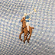 Chemise Ralph Lauren L Bleu Oxford Shiner Park Brodée Button Down Shirt