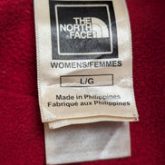 Pull Polaire Femme The North Face TKA 100 Rouge Col Zippé - Taille L