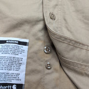 Chemise Carhartt FR 3XL Beige Neuve Étiquette Workwear manches longues