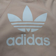 Sweat à Capuche Adidas Saumon - Grand Logo Blanc - Taille XS