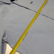 Chemise CHAPS bleu à rayures taille L #257ms