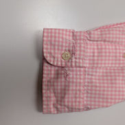 Chemise Polo Ralph Lauren Shirt XL XXL Classic Fit Carreaux Rose Button Down Cot