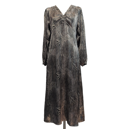 Robe Neo Noir Isobel Floating T36 Longue Manches Longues Neuve Étiquette