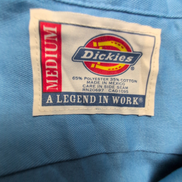 Chemise Dickies bleu clair uni manches courtes brodée taille M homme