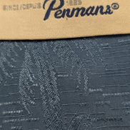 Chemise Hawaïenne Penmans Bleu Zinc - Motifs Palmiers en Relief - XL