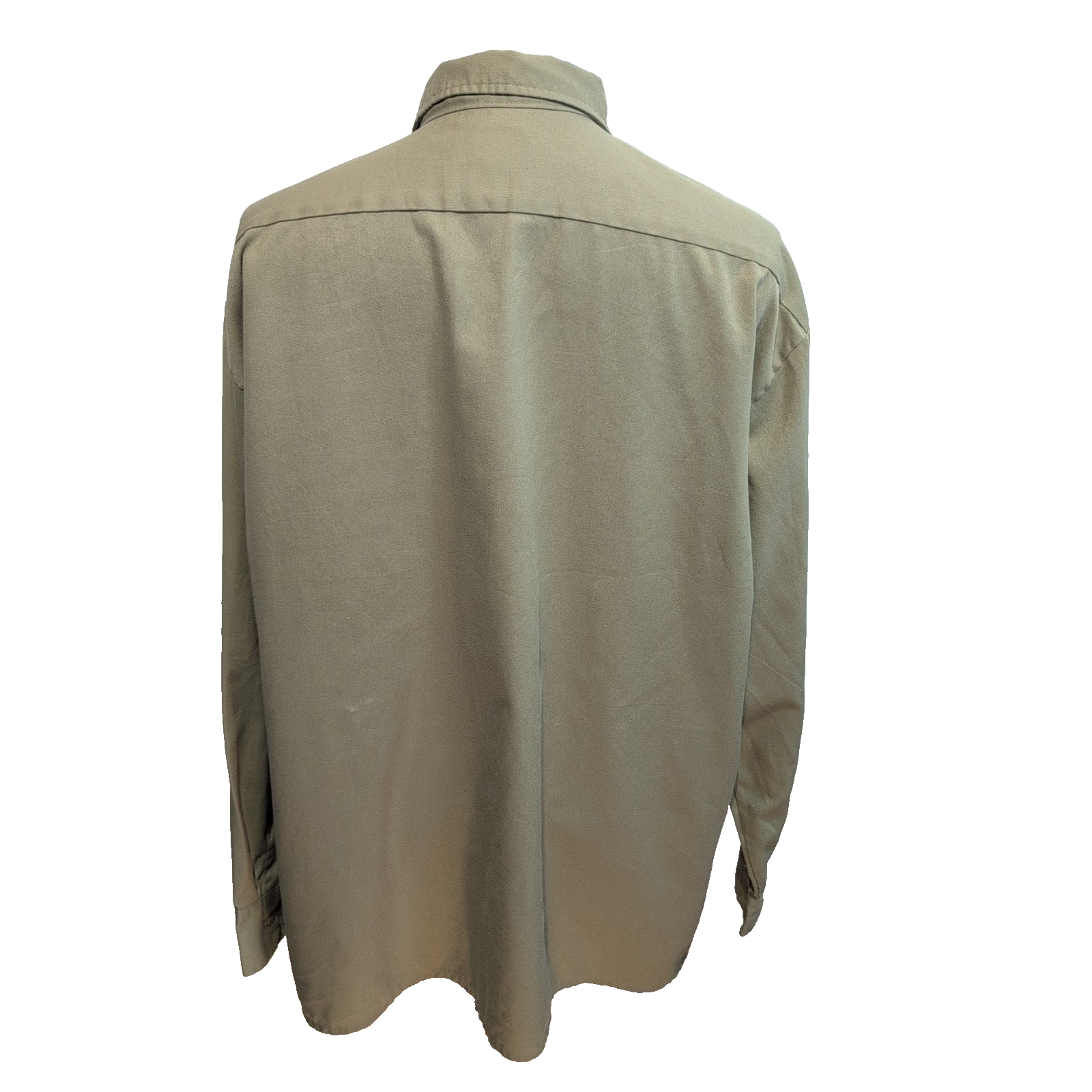 Chemise Dickies Workwear Beige 2XL Manches Longues Poche Taille XXL