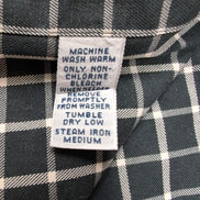 Chemise Ralph Lauren Blake Taille L Noire Carreaux Blancs 100% Coton Logo Noir