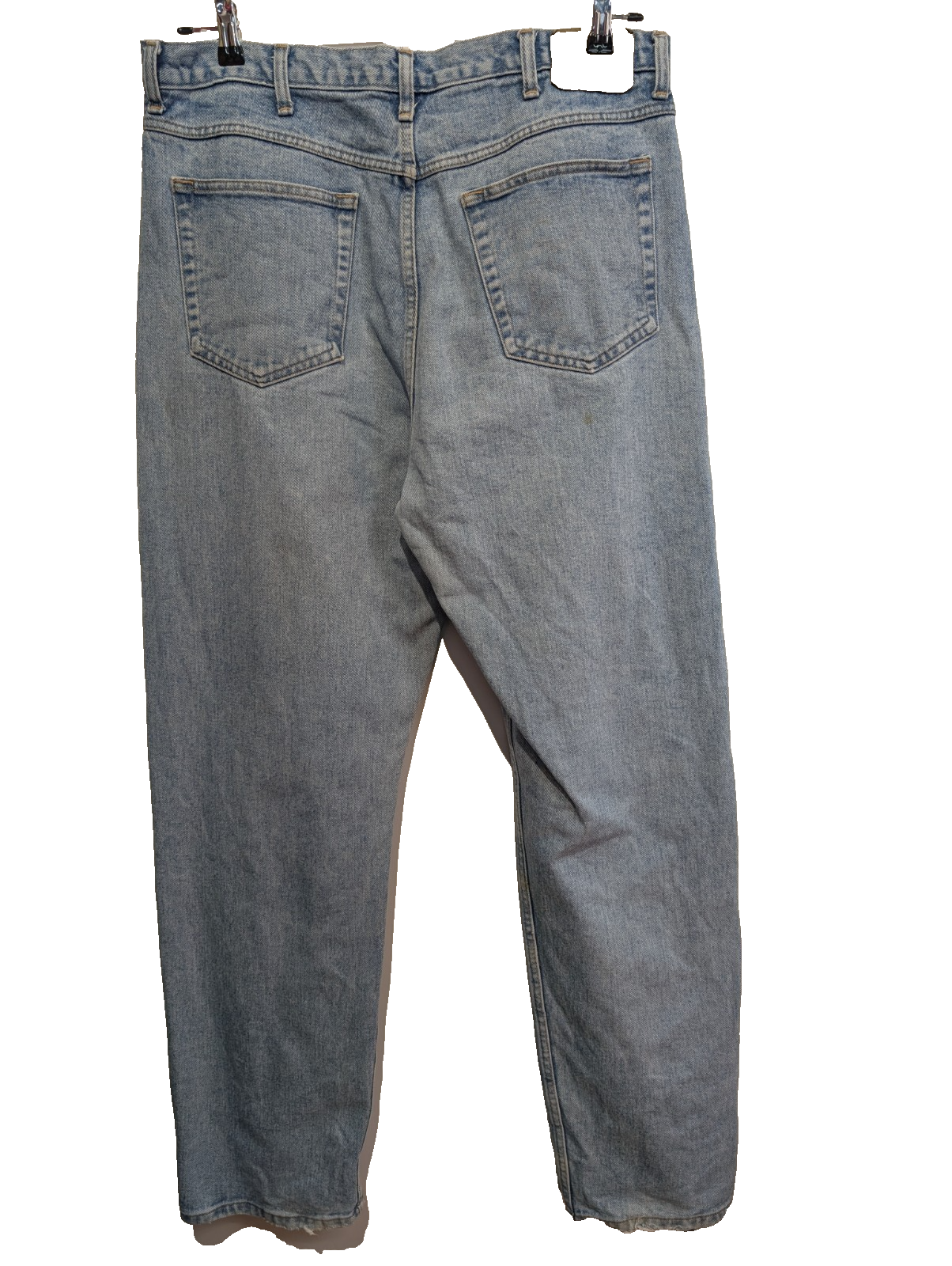 Jean Wrangler Homme Vintage Bleu Clair W38 L34 Denim Pantalon Coupe Droite Chic