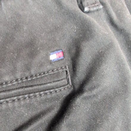 Pantalon chino Tommy Hilfiger stretch noir taille W34xL32 FR44 #49ct