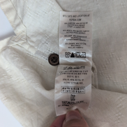 Chemise Patagonia L Chanvre Coton Beige Motifs Gaufrée Manches courtes 2 Poches