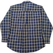 Chemise shirt Chaps Ralph Lauren L carreaux bleu jaune coton button down
