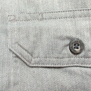 Chemise Wrangler Manches Courtes Grise à Poches Stretch Taille 3XLTG
