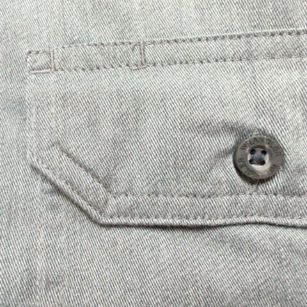 Chemise Wrangler Manches Courtes Grise à Poches Stretch Taille 3XLTG