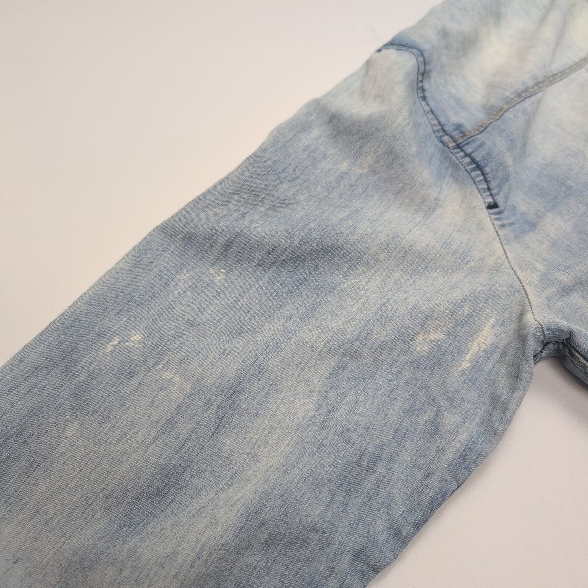 Chemise Blend Jean XXL ajusté Bleu Boutons Pression Western Vintage
