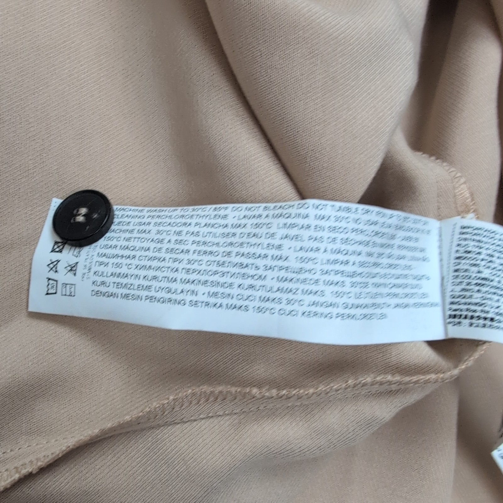 Chemise Femme Mango L Marron Clair Lyocell Viscose Fluide Neuve