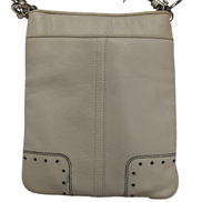 Sac bandoulière Coach cuir blanc cassé crème crossbody