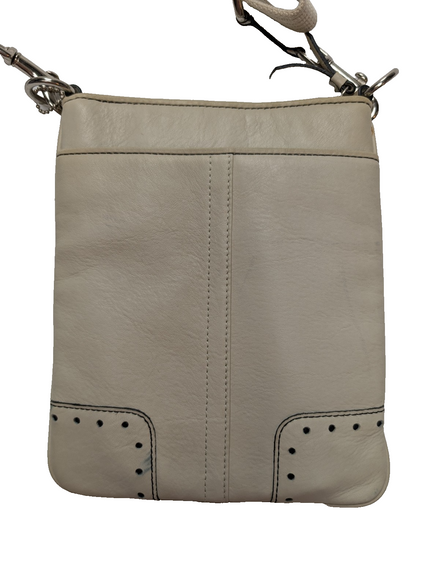 Sac bandoulière Coach cuir blanc cassé crème crossbody