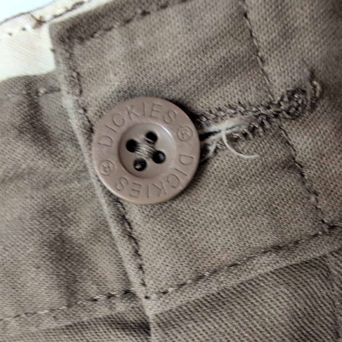 Short Dickies Cargo Marron Homme W38 Relaxed Fit Flex Multi Poches Très Bon État