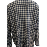 CHEMISE WRANGLER FLANELLE XXL CARREAUX BLEU MARINE VINTAGE Workwear |238S