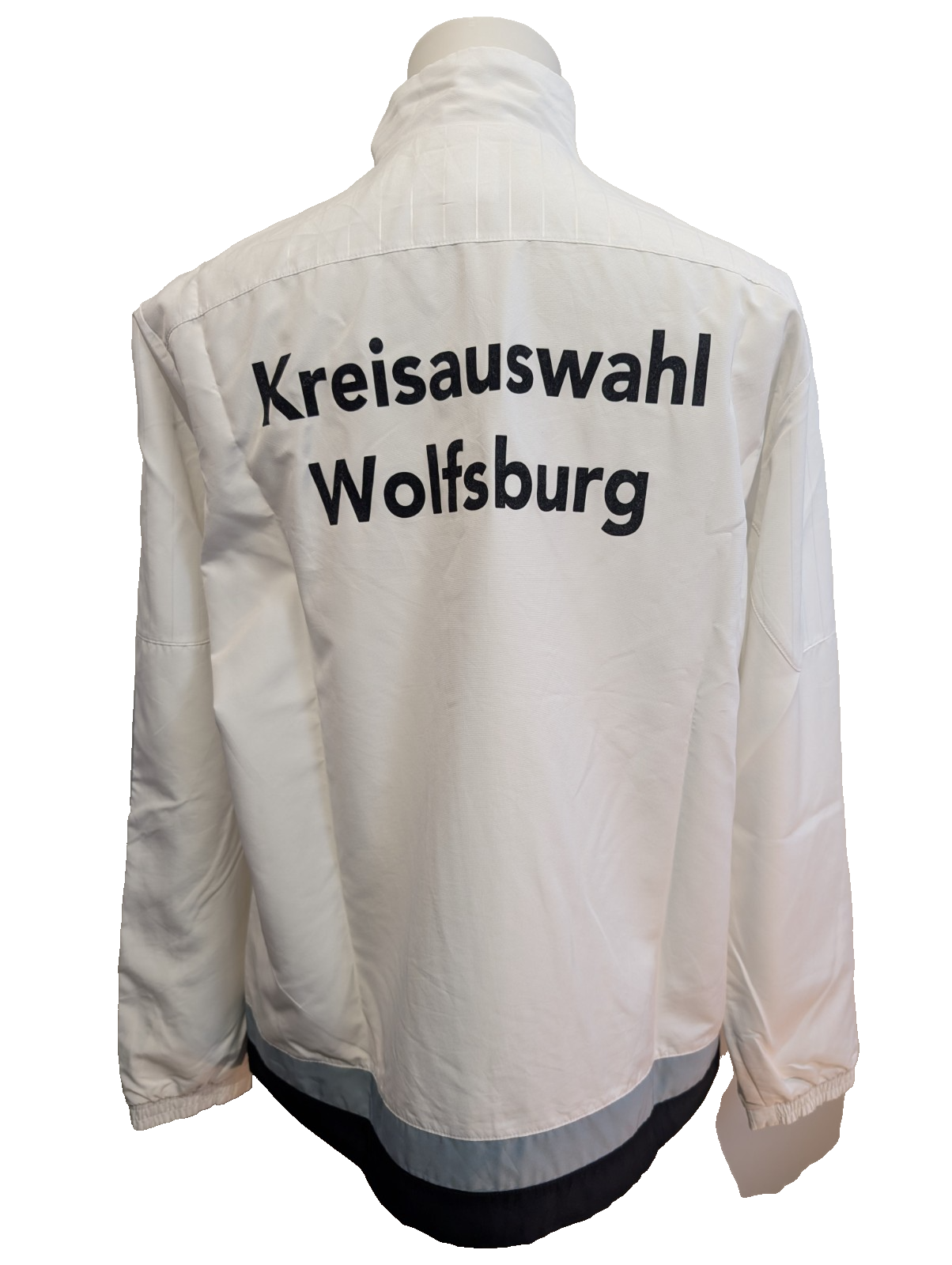 Veste Adidas Trainer Blanche Taille XL (Coupe large - Mesures réelles)