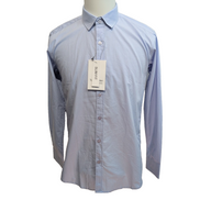 Chemise Todd Shelton M Neuve Étiquette Slim Fit 100% Coton Bleu Unie