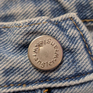 Jean Wrangler Homme Vintage Bleu Clair W38 L34 Denim Pantalon Coupe Droite Chic