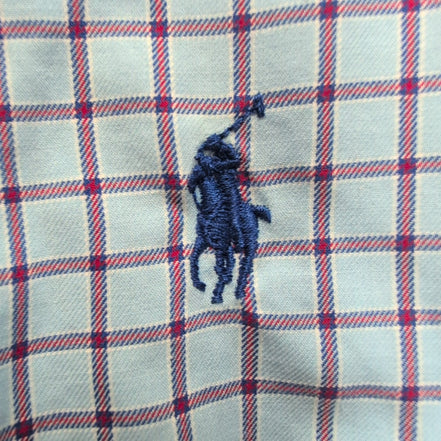 Chemise Ralph Lauren XXL Bleu Bordeaux Classic Fit Button Down Shirt