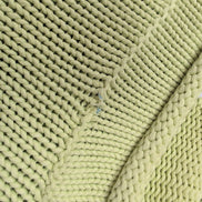 L.L.Bean Pull Femme M Vert Pistache 100% Coton Maille Texturée Col Rond