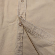 L.L. Bean Chemise Homme XL Vintage Flannelle Workwear CHAMOISÉE Jaune Pâle