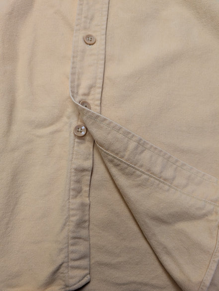 L.L. Bean Chemise Homme XL Vintage Flannelle Workwear CHAMOISÉE Jaune Pâle
