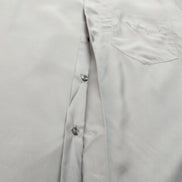 Chemise Ingram Made in Italy L Gris 100% Viscose Neuve Sans Étiquette