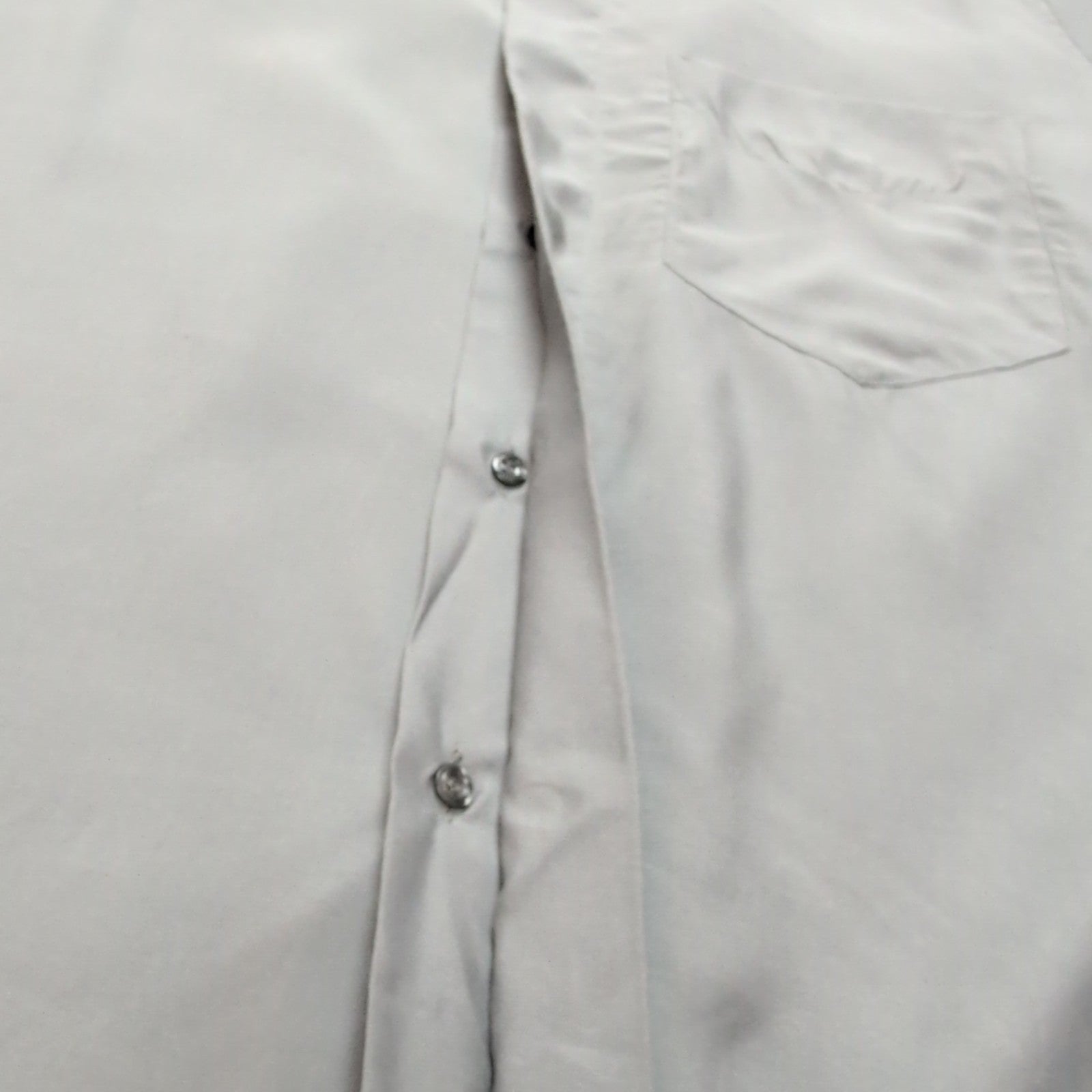 Chemise Ingram Made in Italy L Gris 100% Viscose Neuve Sans Étiquette