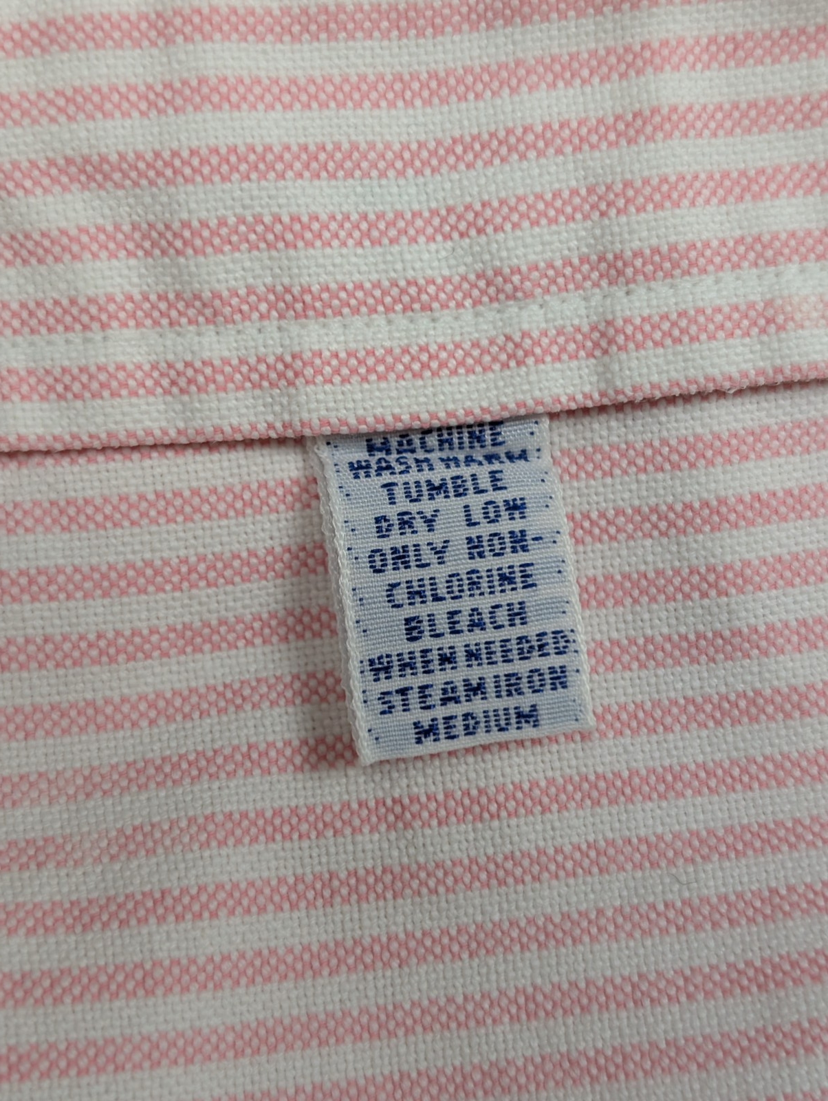 Chemise Polo Ralph Lauren Shirt XL XXL The Big Oxford Rose Rayée Logo Col Classi